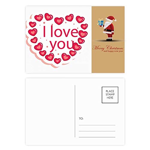 Cartes postales Saint-Valentin cœur rose pour dîner romantique