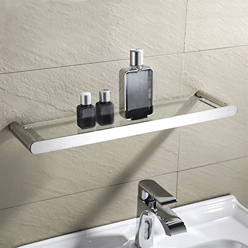 Fvrtft Floating Shelves Shower Caddy Bathroom Shelf, Glass Shelf, Bathroom Storage Organizer Shelf With Tempered Glass, Bath Shampoo Rack Wall Mount Rectangular/4 Pcs #TOP2