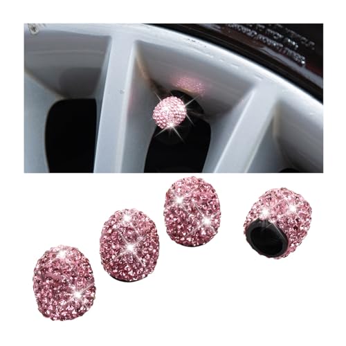 Osilly Bling Car Tire Valve Stem Caps, 4PCS Crystal Rhinestone ...