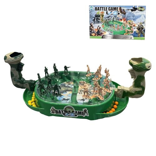Shooting Board Game Battle Army Guys Edition 2 Player Fun Interactive Tabletop Family Boardgames Gift Ideas