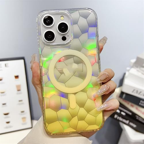 Coque iPhone 15 Plus antichoc résolvant le risque de casse avec design Aurora magnétique