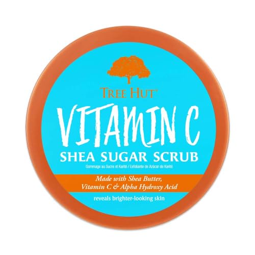 image for Tree Hut Vitamin C Body Scrub, Exfoliating & Hydrating Sugar Scrub w/ 