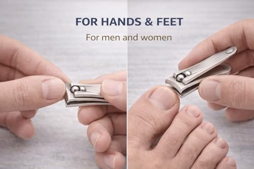 Cortauñas Profesional de Acero Inoxidable - Tamaño pequeño - 6 cms – Corte Preciso y Suave – Diseño Ergonómico y Resistente – Ideal para Uñas Gruesas y Duraderas – Portátil y Perfecto para Viajes - imagen 4