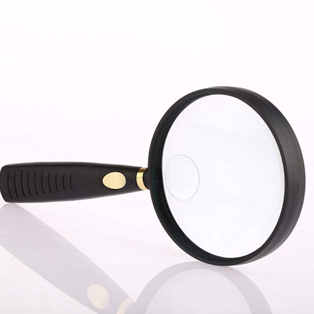 SaryEdge Handheld Straight Handle Magnifier H17.5cm Plate,