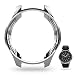 JZK Case for Samsung Galaxy Watch 46mm Gear S3 Screen Protector,Shatter-Resistant Protective Shell TPU Cover Case for Samsung Gear S3 Frontier/Classical and Galaxy Watch 46mm Accessories,Silver