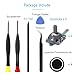 Ikpek 2 Pack Joysticks replacement for Asus ROG Ally RC71L Handheld Console, Joystick for GPD win3 Windows 10 Handheld Game Laptop Thumb Sticks 3D Analog Rod Replace Accessories with Repair Tools
