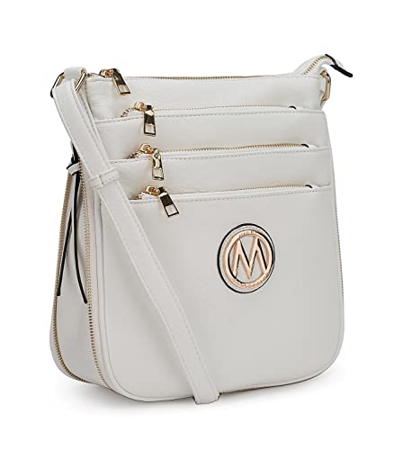 Image of MKF Collection Crossbody Bag for Women, Vegan Leather Expandable Messenger Purse, Pocketbook Handbag Shoulder Bag by Mia K