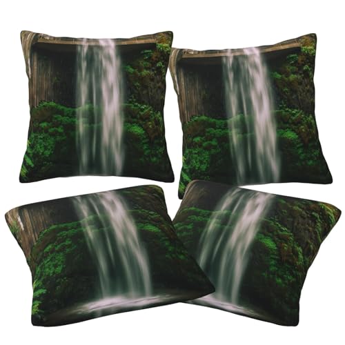 Housses de coussin de qualité supérieure au design géométrique cascade pour canapé chic