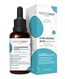 Perfect Look London 5% Hyaluronic Acid Serum for Face with Centella Asiatica and Vitamin B5 – 97.6% Natural Ingredients – Anti-Ageing Formula for Deep Hydration, Firming & Plumping 30ml