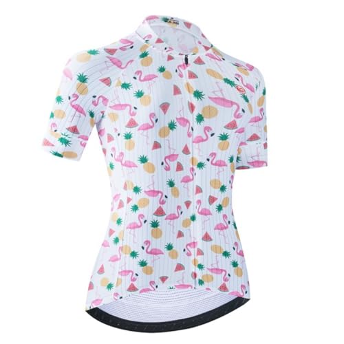 Bicycle Summer Terno feminino manga curta ciclismo jersey equitação estrada PP-3GG, 1, GG