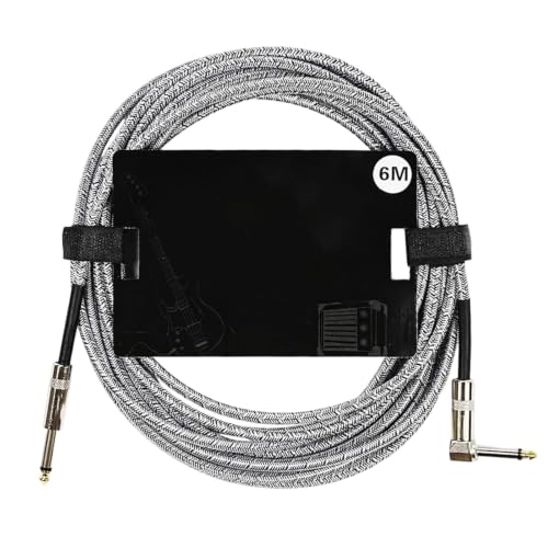 Cable de guitarra 6,35 mm antiruido para pedal de efectos
