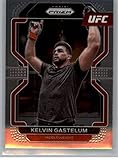 2022 Panini Prizm UFC #176 Kelvin Gastelum Official MMA Trading Card in Raw (NM or Better) Condition