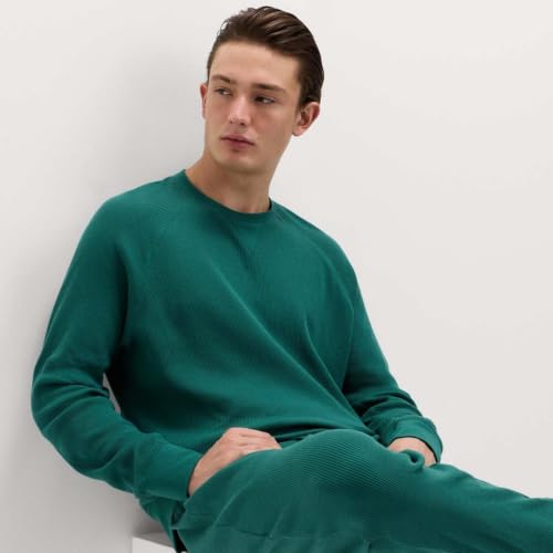 Image of Marks & Spencer Pure Cotton Waffle Loungewear Joggers