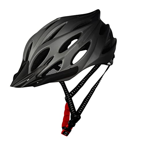 Casque de cyclisme adulte léger gris au design ergonomique haut de gamme