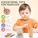 Montessori Toys for 1-3 Year Old: Wooden Learning Color Sorting Toys for Toddlers Age 1 2 3, Fine Motor Developmental Infants Sensory Matching Games, Busy Board 18 month old Baby Boys Girls Gifts