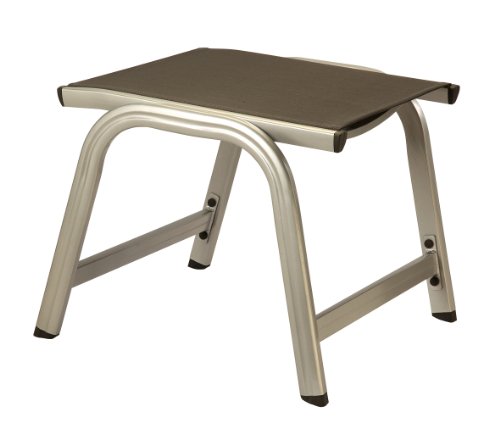 Preisvergleich Produktbild Kettler Basic Plus Hocker Gestell champagne / Textilene / mocca