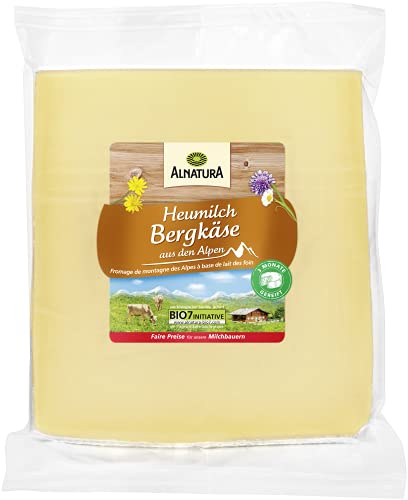 Alnatura Heumilch-BergKäse am Stück, 1 x 200 g
