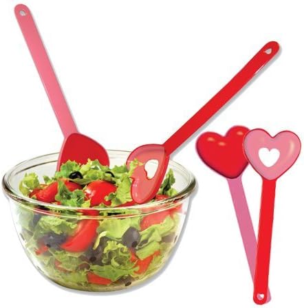 Heart Shape Kitchen Utensils Salad Servers