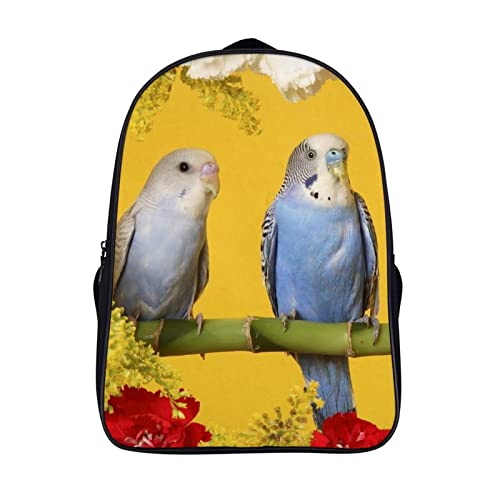 Mochila escolar unisex para viajes casuales y días de clase con diseño de bulldog