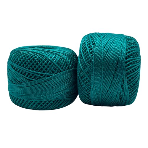 Image of Anchor Knitting Pearl Cotton Fast Colour Thread Yarn - Mercer Pearl Cotton 10gm Yarn (Thickness 1 mm) (Pack of 1 (0189)