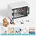 UV Sanitizer Box UV Light Box, 12L Nail Sterilizer Machine Sterilization Machine, UV Sterilizer for Esthetician, Salon, Nail Tools Sterilizer, UV Sterilizer Box Nails Salon Sterelizer for Nail Tools