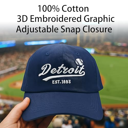 Image of Cap Hat Classic Vintage Embroidered Hat Cap for Men Women Teenager Cap Adjustable