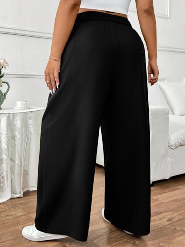 Image of GRECIILOOKS Trousers for Woman | Womens High Rise High Waist Flared Korean Style | Formal Pant for Women Office Wear| Track Pants for Womans Elegant for College & Events (Available in Plus Size)