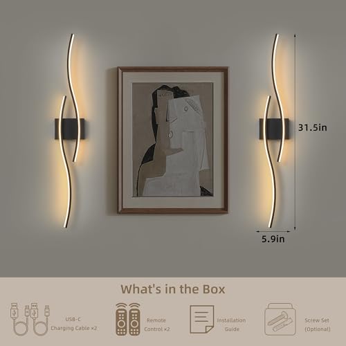 GLOTHOR Wireless Wall Sconces Set of Two, Dimmable, 3CCT, Up to 65H Runtime by GLOTHOR - Used condition - Image 7