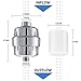 Nepwiz 15 Stage Shower Filter for Hard Water - Shower Water Filter with 2 Replacement Cartridges - Water Softener Shower Head Filter for Hard Water - Shower Filters to Remove Chlorine and Flouride