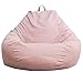 Cratone Sofabezug Lazy Lounger Sitzsack Stuhl Sofabezug für Lazy Sofabezug ohne Füllstoff für Erwachsene und Kinder (Rosa 70 x 80 cm)