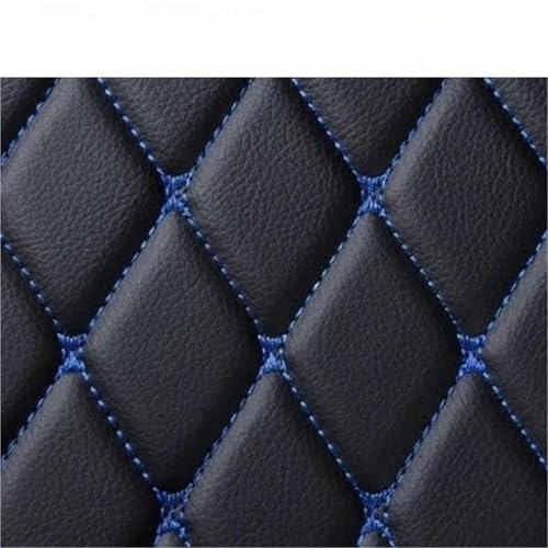 トランクマット に適合する マツダ 3 2006-2013 2014-2018用PUレザーカスタムカートランクマットインテリア詳細カーアクセサリーカーペット全モデル 自動車 トランク マット(Black bule,2006-2013)