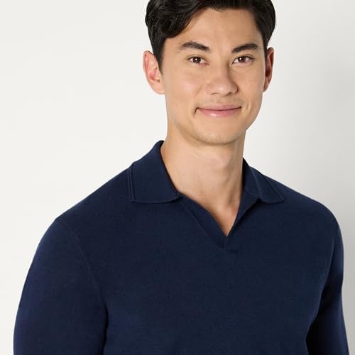 Amazon Essentials Men's Long Sleeve Regular Fit Knit Polo Sweater - Image 4