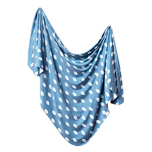 Image of Copper Pearl Large Premium Knit Baby Swaddle Receiving Blanket Quarterback