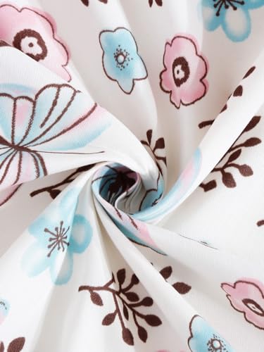 Image of Home Sizzler 210TC Butterfly Whispers Double Bedsheet with 2 King Size Pillow Covers
