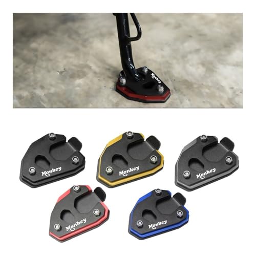 Support béquille coussin CNC pour moto Monkey 125 compatible modèles 2008 à 2023