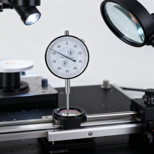 Compteur mécanique de précision grand format en acier - 4