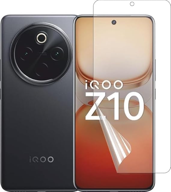 Image of BLACKSHEEP Matte Screen Protector for IQOO Z10 Membrane Case Friendly Full Edge to Edge Screen Coverage & Installation Kit