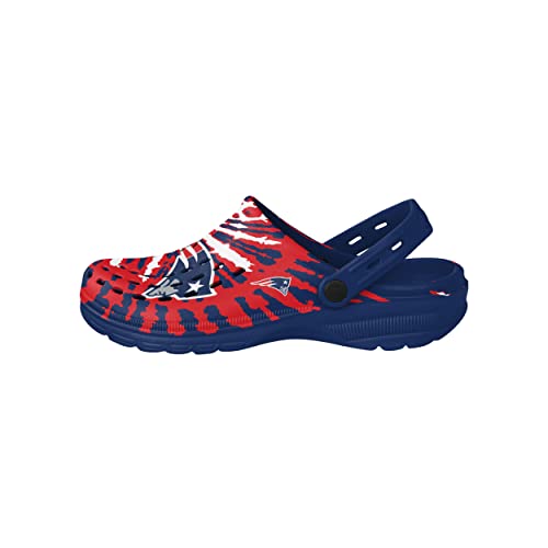 Image of FOCO Mens NFL Team Logo Tie-dye Garden Water Sandals Shoes Slipper Clogs with Strap