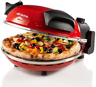 Ariete 909 Pizza 4' Minuti, Forno per pizza, 1200 W, 5 livelli di cottura,  Temperatura Max 400°C, Rosso : Amazon.it: Casa e cucina