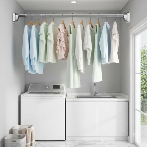 Tringle à rideaux réglable blanche pour optimiser vos petits espaces - 4