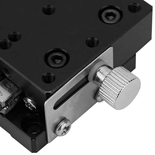 Manual X-Axis Linear Translation Stage - 60x60mm Platform, Cross Roller Guide, Micrometer Fine Adjustment