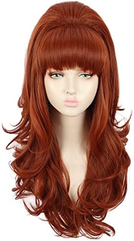 Long Wig Fringe Halloween Abba Fancy Dress Witch 80's Katy Perry Straight Hair E - Foto 10