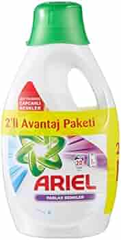 Ariel 40 Yikama Sivi Camasir Deterjani Parlak Renkler Amazon Com Tr Saglik Ve Bakim