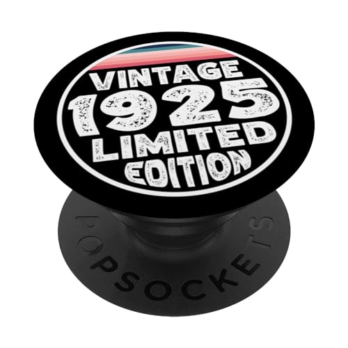 Edición especial limitada Birthday Born in 1925 PopSockets PopGrip Intercambiable