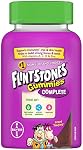 FLINTSTONES Gummies Multivitamines Complètes pour Enfants - Multivitamines pour Enfants, Aide à Maintenir une Bonne Santé, Sans Édulcorants Artificiels, Sans Aspartame, Sans Colorants Synthétiques FD&C, 60 Gummies