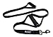 Leashboss Original - Heavy Duty Two Handle Dog Leash for Large Dogs - No Pull Double Handle Training Lead for Walking Big Dogs (Black)