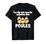 Citation drôle sur les poules, achetez des poules T Shirt