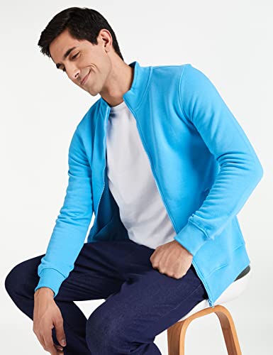 Image of Amazon Brand - Symbol Men Cotton Blend High Neck Fleece Sweatshirt