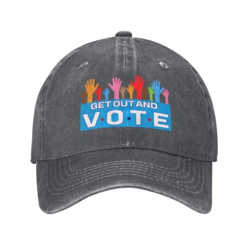 Antaa Get Out and Vote hat Midterm Election 2026 Cotton Cap Deep Heather