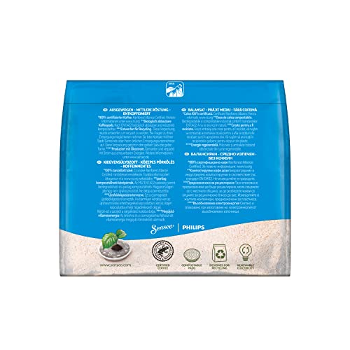 Senseo Decaf Coffee Pods, 16 Count (Pack Of 5) - Single Serve Coffee Pods Bulk Pack For Senseo Coffee Machine - Compostable Coffee Pods For Hot Or Iced Decaffeinated Coffee, Cold Brew Coffee #TOP4